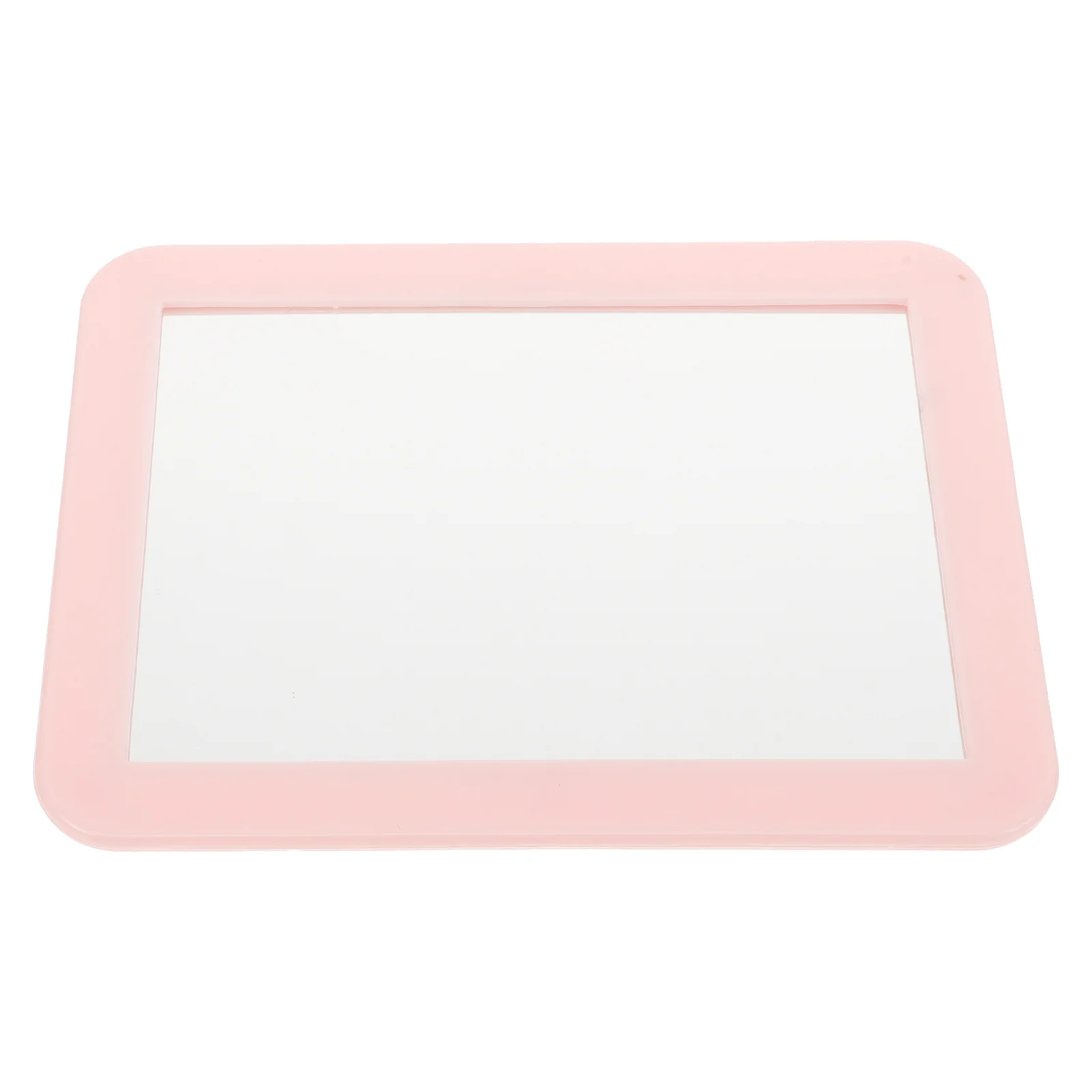 Plastic Magnetic Makeup Mirror Rectangular Multi-purpose That Can Be Attached to The Iron Cabinet (pink) Locker Mirrors