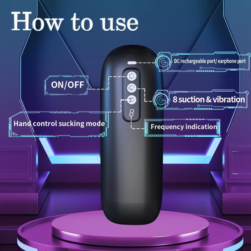 Automatic Sucking Male Masturbators Penis Enlarge Erectile Endurance Train Real Vagina Suck Pocket Pussy Adult Sex Toys for Men view 3
