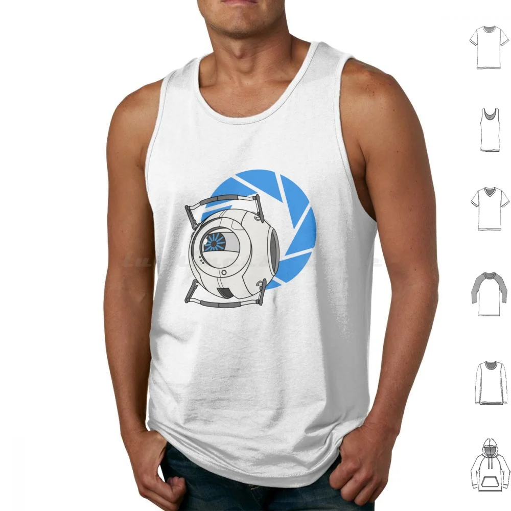 Aperture Tank Tops Vest Sleeveless Aperture Portal Aperture Portal Aperture Science Science Aperture Half Life Half Life 3