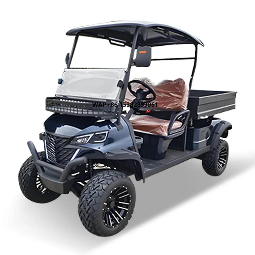 

Customized Electric 72V Pickup Truck Aluminum Cargo Bed 2 Seater Utility Carts Buggy Golf Cart