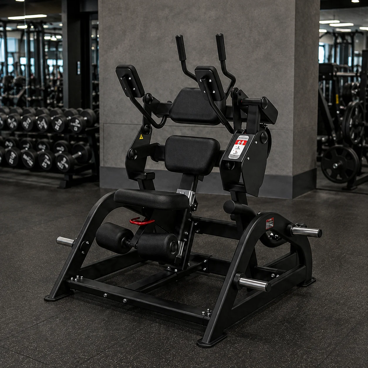Safety Steel Fitness Strength Plate Loaded Abdominal Crunch Gym Machine