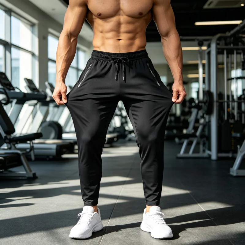 Men Casual Sports Pants, Spring Summer Trendy Trousers for Fishing, Jogging, Training, Hiking, Football, Perfect Gift for Men image 5