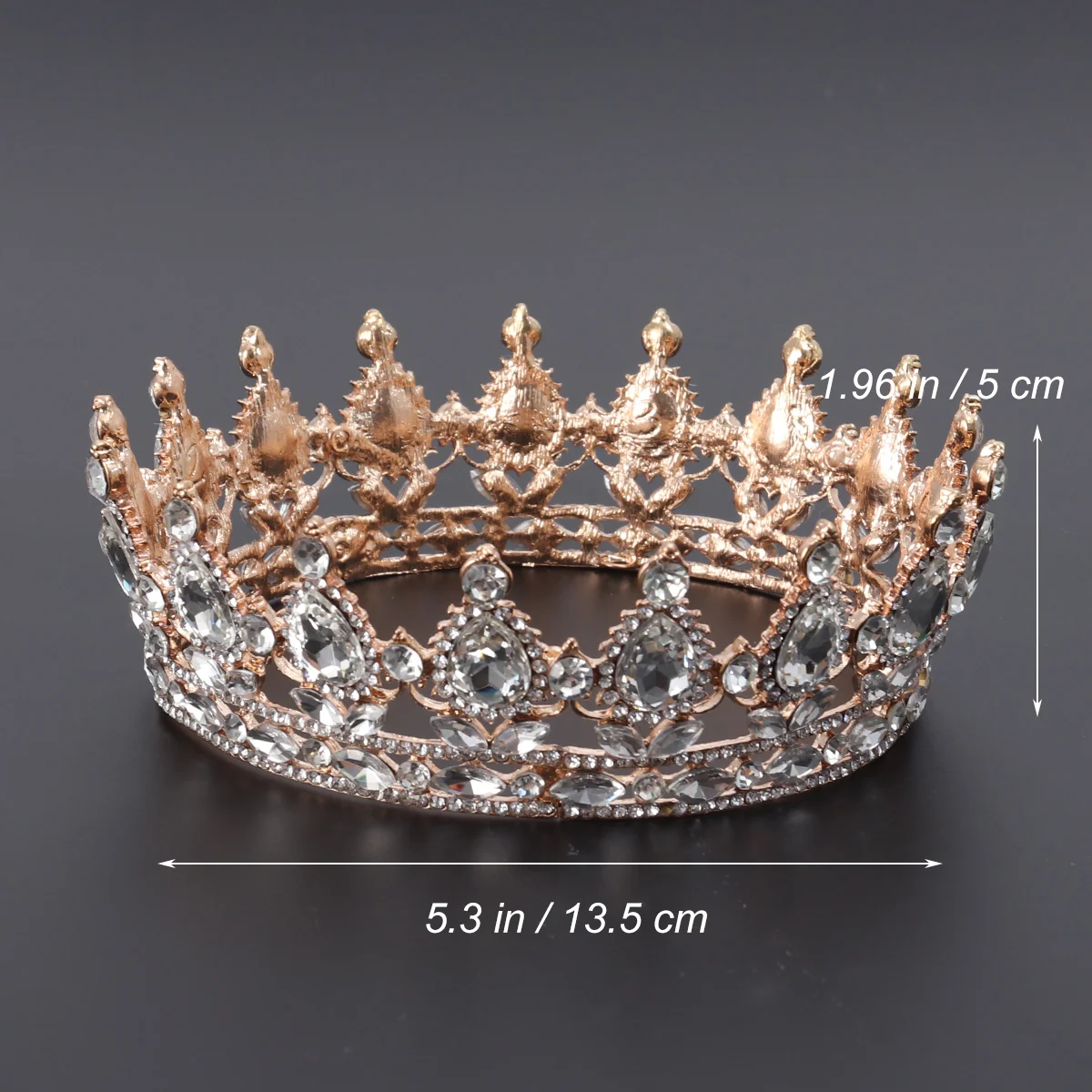 Wedding Headband Bridal Crown Hairband Pageant Tiara Rhinestone Women Tiaras for Child