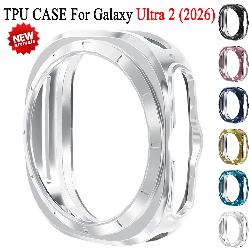TPU Case For Samsung Galaxy Watch Ultra2 Bumper Hollow Protective Soft Shell Cover For Galaxy Watch Ultra 2026 Accessories
