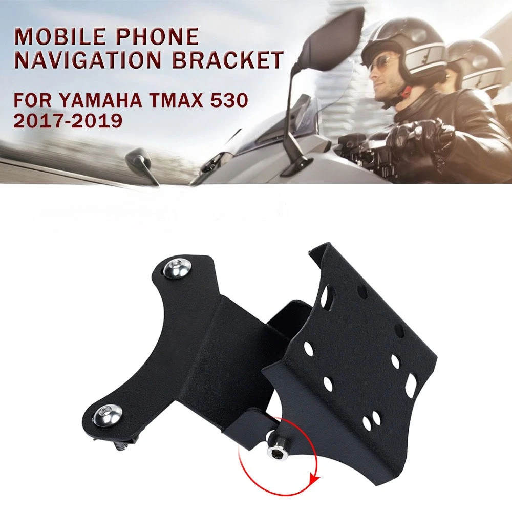 

Для YAMAHA TMAX 530 T-MAX TMAX 530 2017 2018 2019, аксессуары для мотоциклов, GPS-держатель, навигационная подставка для мобильного телефона, кронштейн