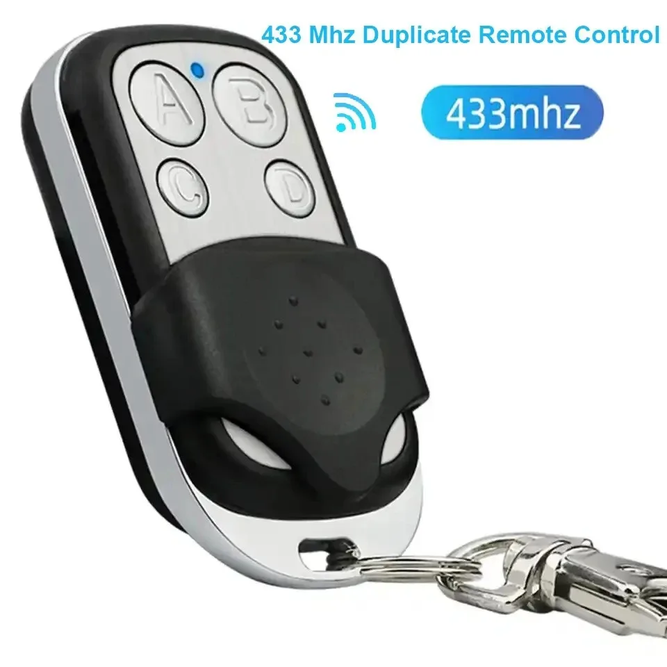 KEBIDU 433MHZ Clone Fixed Learning Rolling Code Universal 4 Buttons Garage Door Opener Remote Control Duplicator For Garage