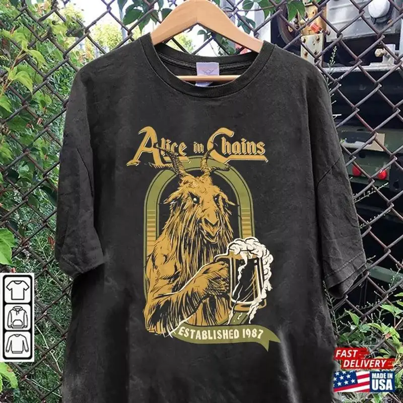 New Rare Alice in Chains Men S 5XL T Shirt