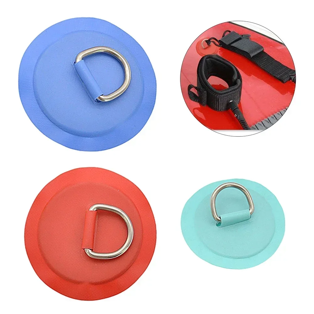 

D Ring Patch Rubber Boat Fishing Boat Paddle Board PVC D Type Gasket Inflatable Boat Patch Deck Rigging Sups Bungee Rope Kit