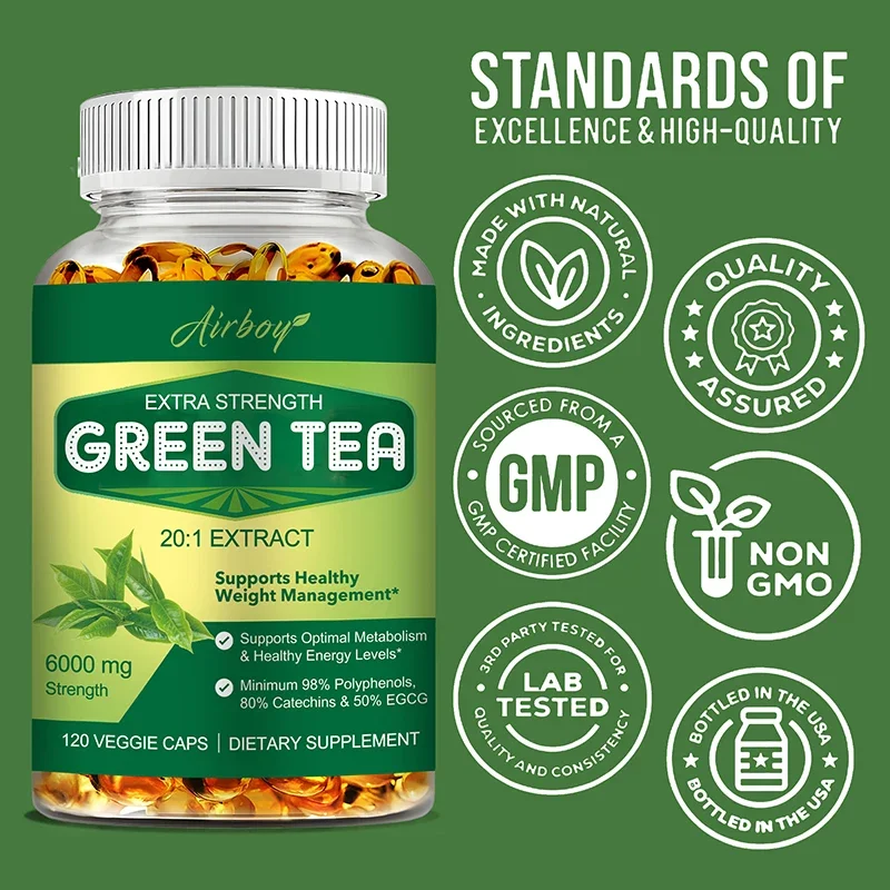 Green Tea - for Intestinal Digestion, Gut Health, Control Appetite & Weight