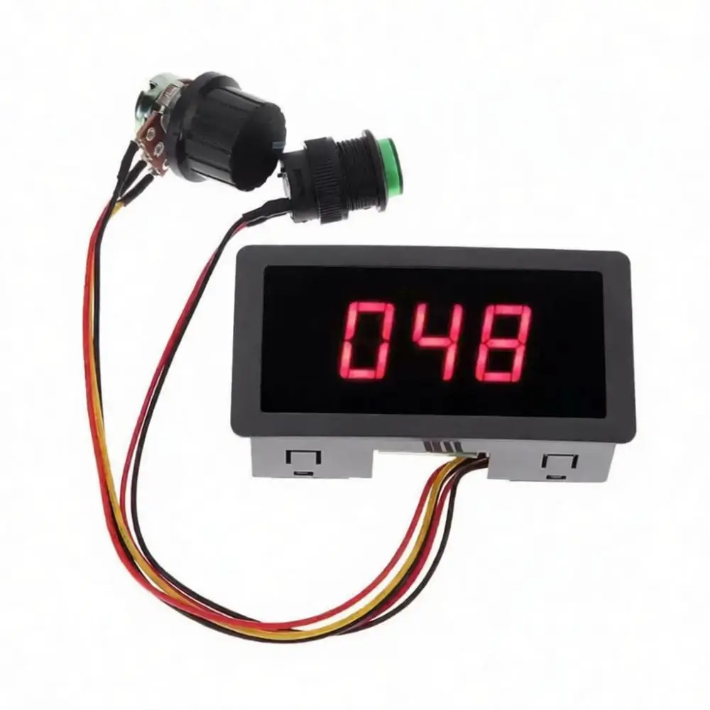 Stepless PWM DC Motor Governor Digital Display Controller CCM5D Module 6V 12V 24V Adjustable Speed Switch With