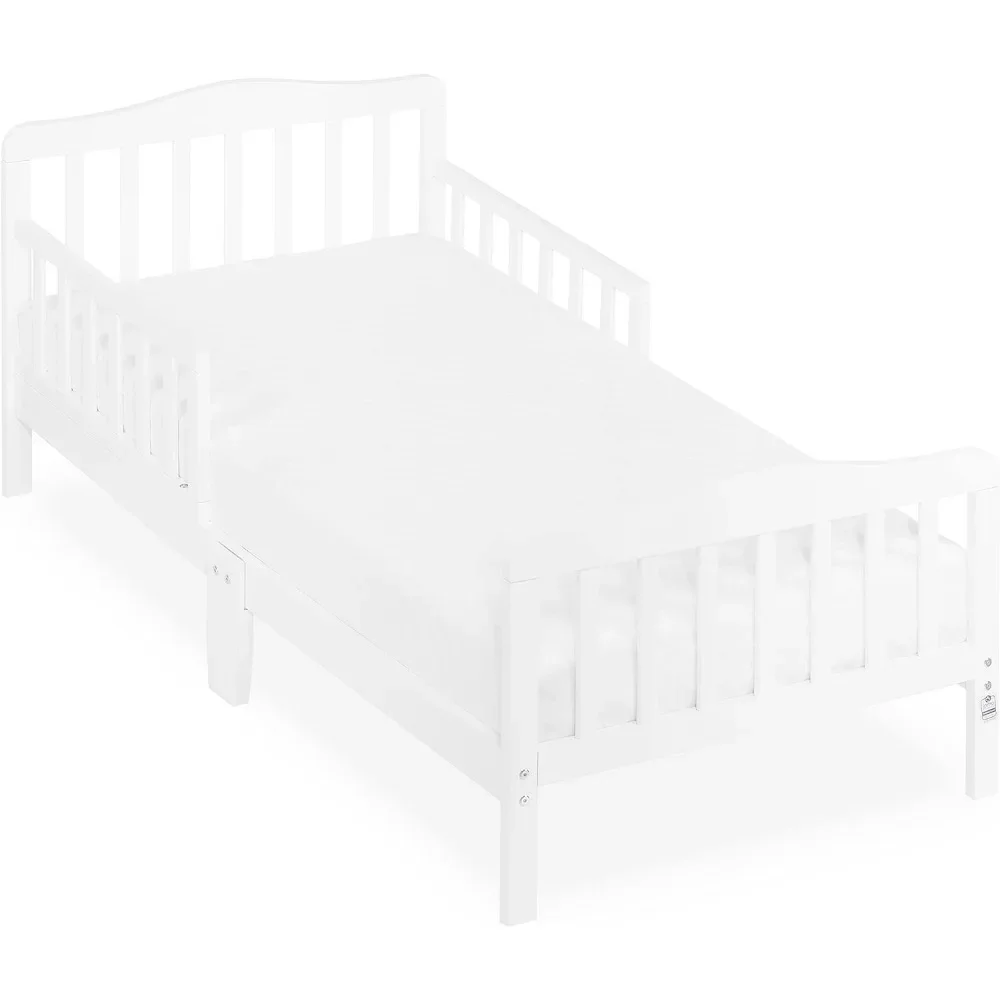 

Classic Design Toddler Bed in White, Greenguard Gold Certified