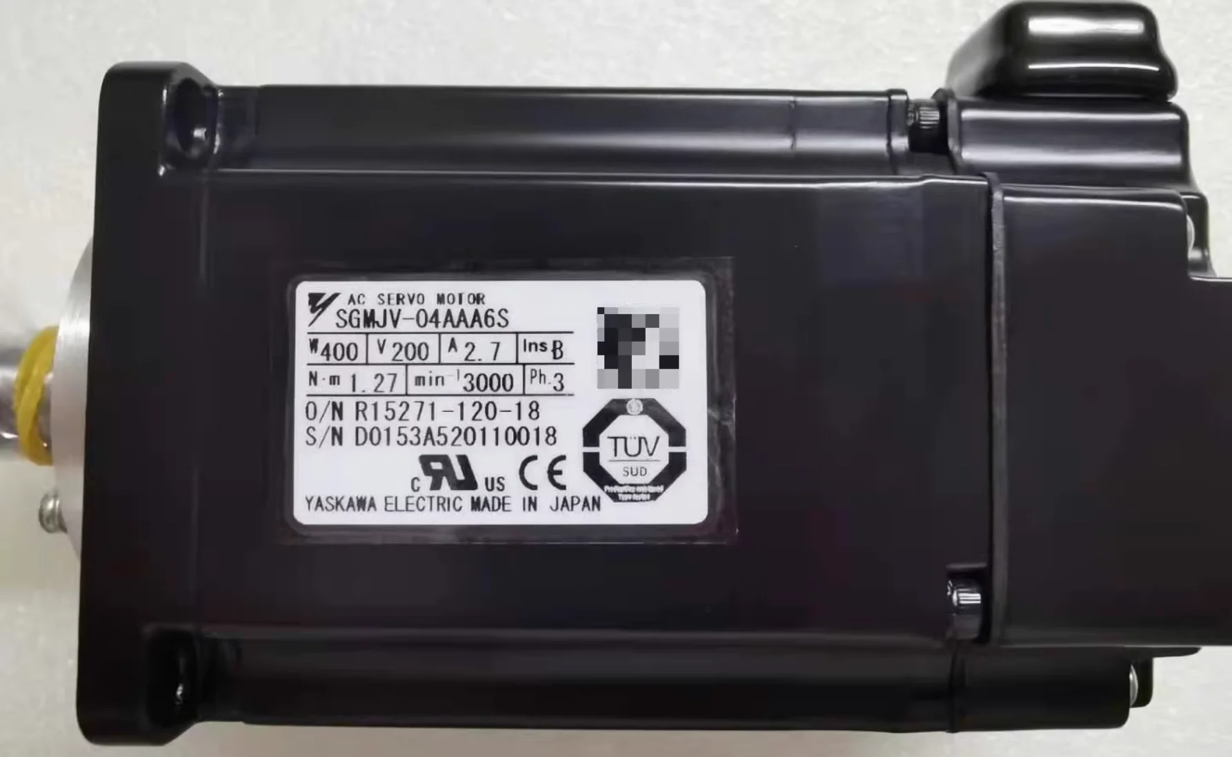 SGMJV-04AAA6S Brand New Servo Motor，SGMJV 04AAA6S，Fast shipping