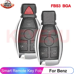 KEYECU Keyless Go 315/433MHz FBS3 For Mercedes Benz A C E S Class W203 W204 W210 Support BGA & NEC Chip Smart Remote Key Fob