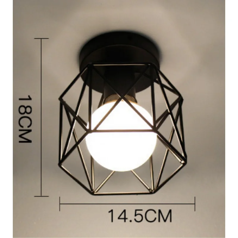 

Iron Ceiling Lamp Corridor Aisle Light Lamp Cloakroom Hallway Entrance Lamp Balcony Light