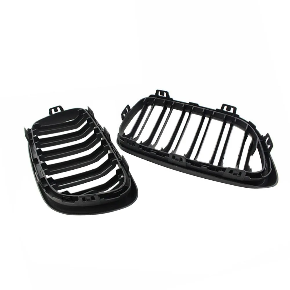 ABS Front Replacement Kidney Grill Double-slat Grills Racing Grilles For BMW 2 Series F22 F23 220i 228i 230i M235i F87 M2 14-18