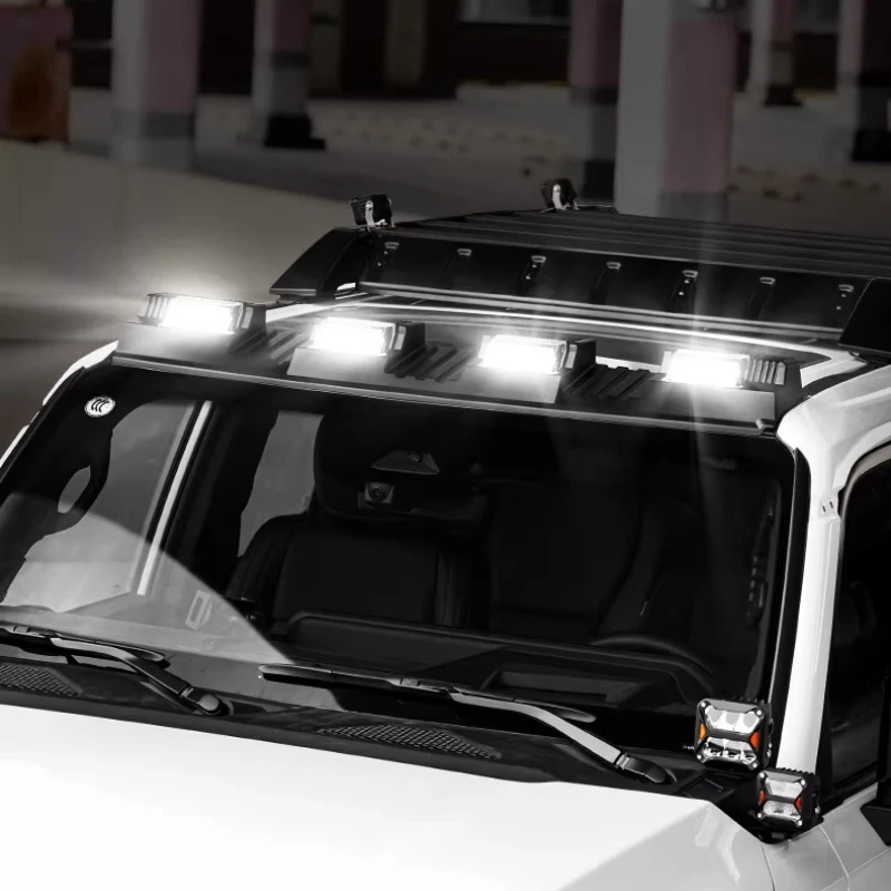 Suitable for 24-26 new domineering LC250 roof spotlights Toyota Prado special auxiliary light modification accessories