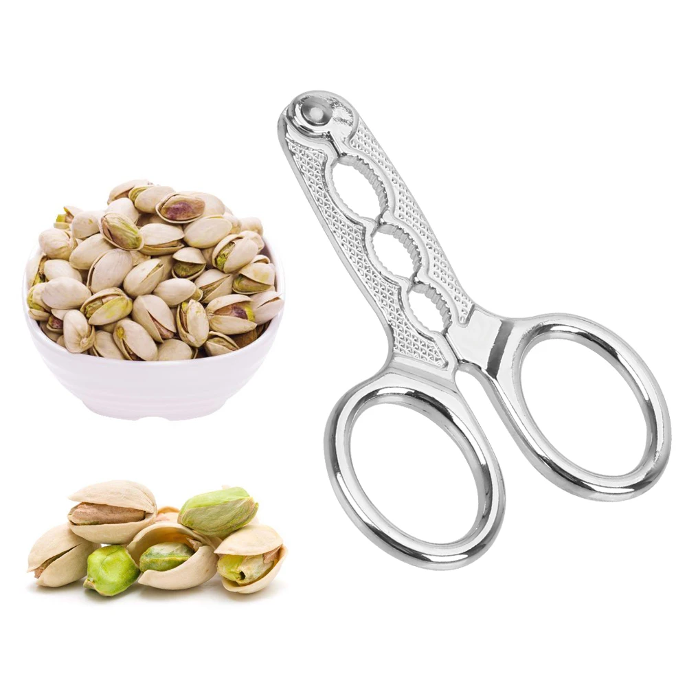 New Melon Seed Opener Clamp Walnut Nut Cracker Kitchen tool Stainless Steel Walnut Pine Sheller Nutcracker Pine Plier Scissor