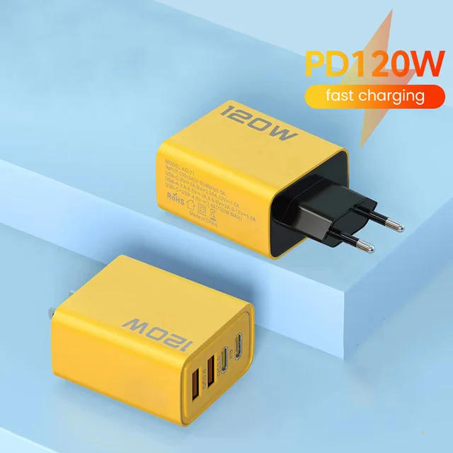Ładowarka USB szybka ładowarka typu C szybkie ładowanie 3.0 dla iPhone 15 14 13 12 11 Huawei Samsung Xiaomi 2USB + 2PD