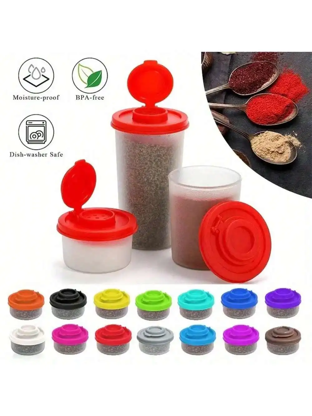 

1 шт. шейкеры для соли и перца, солонка для кемпинга, пикника на открытом воздухе, кухонные ланч-боксы, дорожные специи, бутылка для приправ, специи