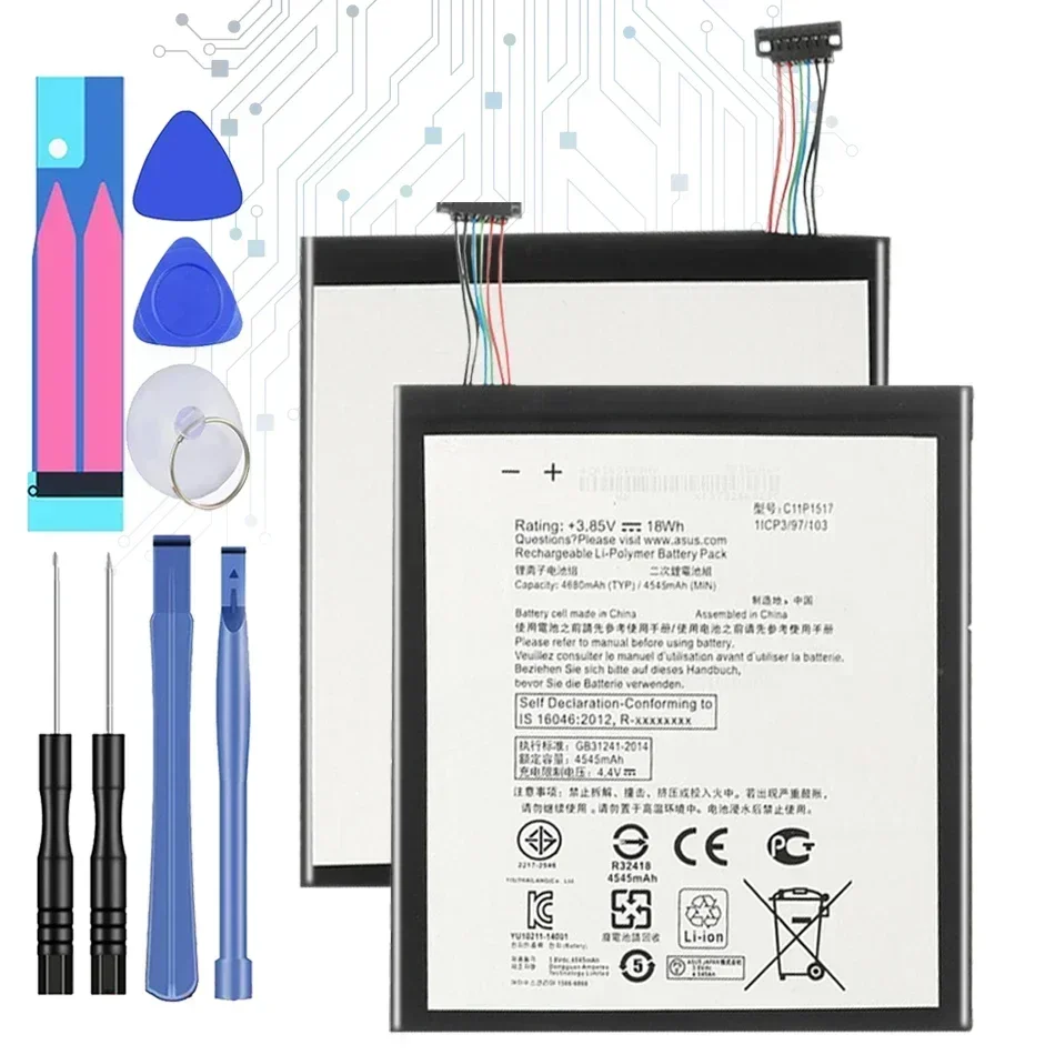 C11P1517 4680mAh Replacement Battery For ASUS ZENPAD 10 ZENPAD10 Z300M Z300CNL Z300 6B P00C