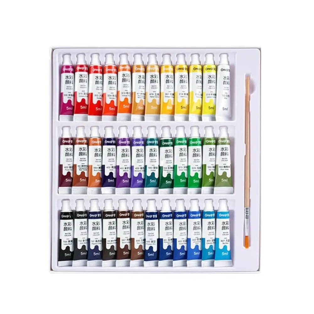 Watercolor 0.17 Fl Oz Tubes For Artists 5ml Vibrant Colors Watercolor Paint Set Watercolor Tubes Art Supplies