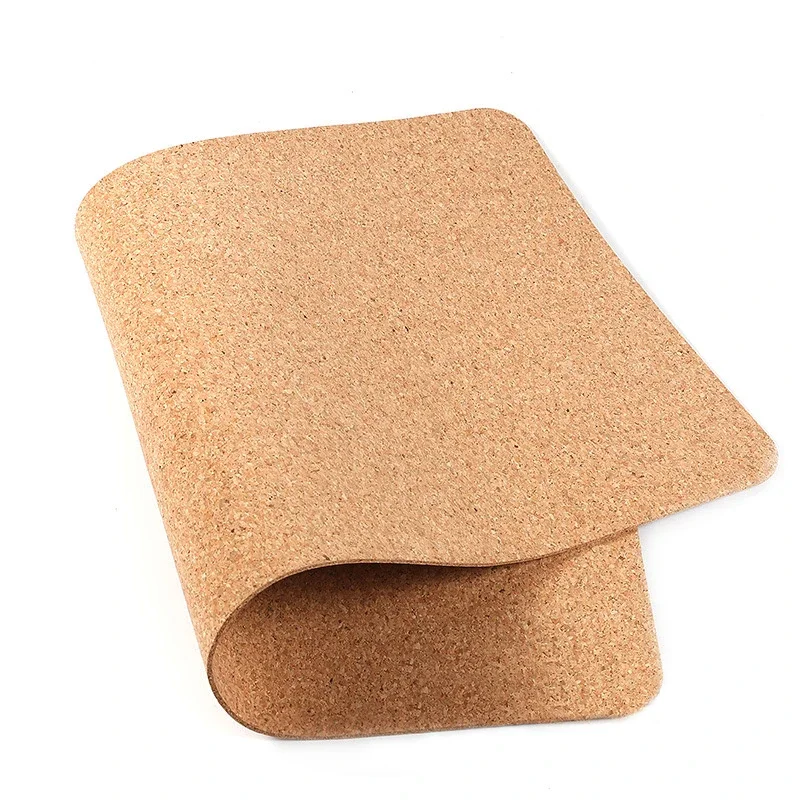 Tapis de souris en liège naturel, grand tapis de bureau épais et écologique pour ordinateur portable, personnalisé, pour jeu de bureau, accessoires de Gamer, clavier