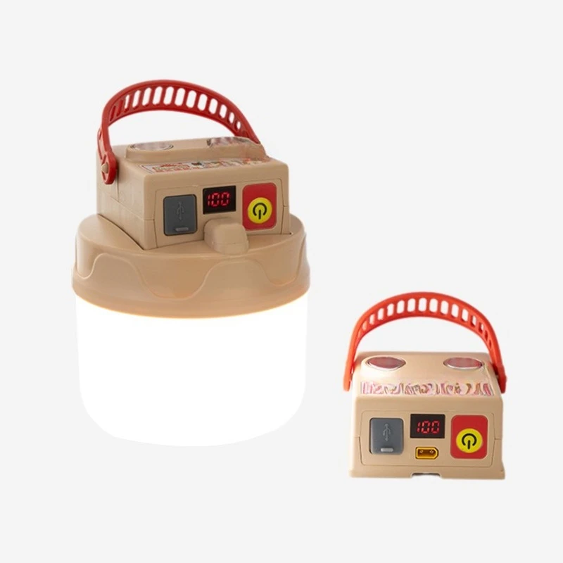 Super long battery life camping light power-changing outdoor emergency stall emergency light split type strong light