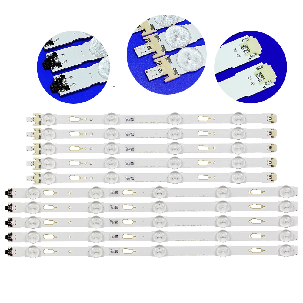 

Светодиодная лента для UN40JU6500G un40ju6000 UE40MU6102 UN40JU6020 UN40JU6500 UA40JU5910 UE40KU6100 UE40MU7003U UE40MU6120K UE40MU6192U