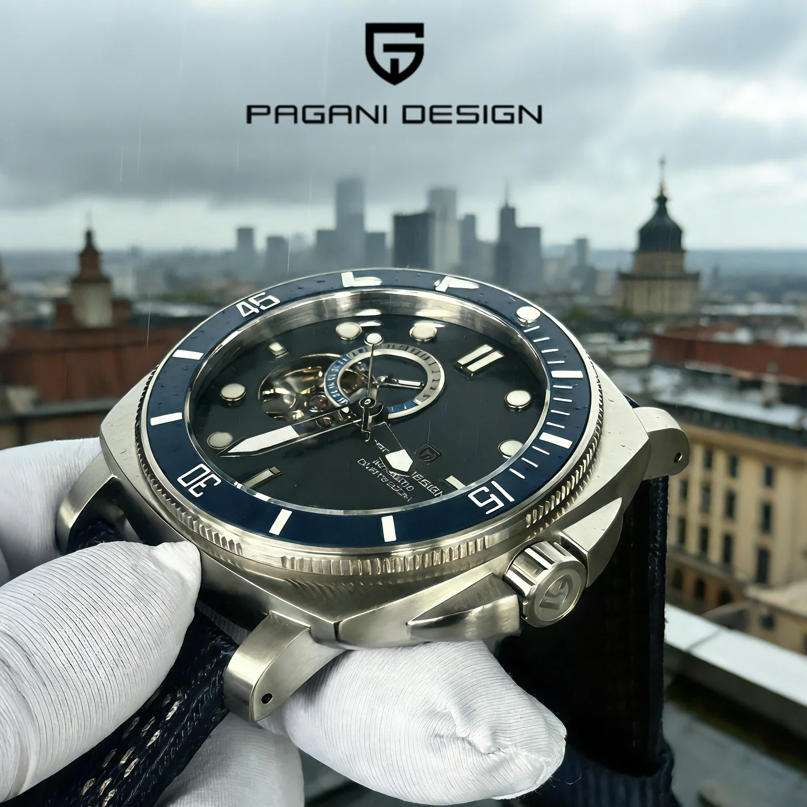PAGANI DESIGN Mens Mechanical Watch Fashion Trend Luxury Business Daily Wear Japanese NH39 Movement Sapphire Glass Stainless