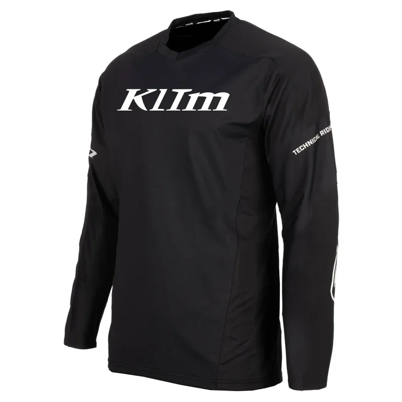 KLTM Retro Motocross Jerseys Motorcycle Mountain Bike Clothing Summer BMX DH MTB T-Shirt Bicycles Clothes Woman Men\'s Cycling