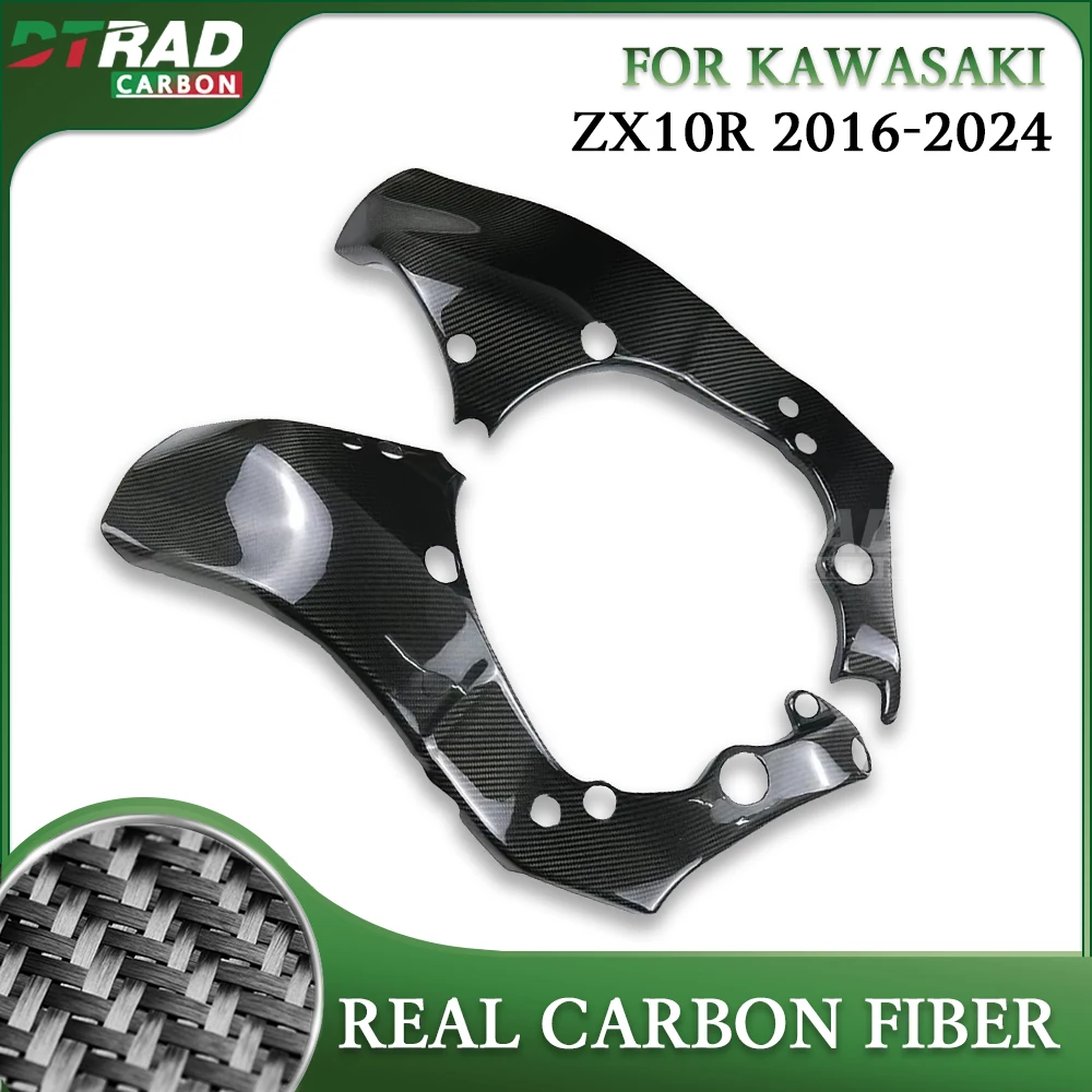 

Motorcycle Accessories For KAWASAK ZX10R ZX10RR ZX 10R 2016 - 2023 2024 ZX-10R Carbon Fiber Frame Covers Protectors Fairing Kit