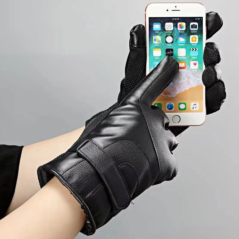 الشتاء الرجال قفازات نسائية اللمس الباردة مقاوم للماء الذكور الرياضة في الهواء الطلق الدافئة دراجة نارية دورة قفازات الصوف الحراري قفازات الجري التزلج