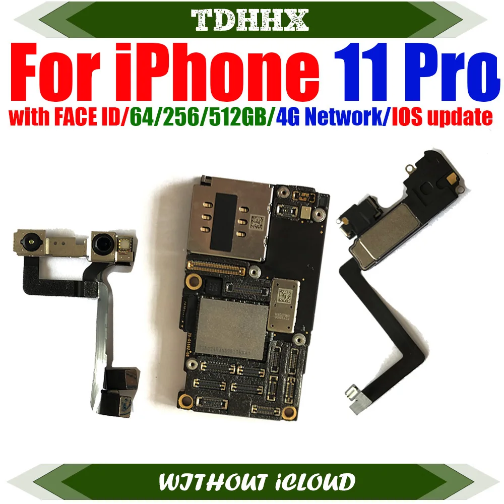 High-Quality Motherboard For Iphone 11 Pro, 512Gb Support, Updated Logic Board.