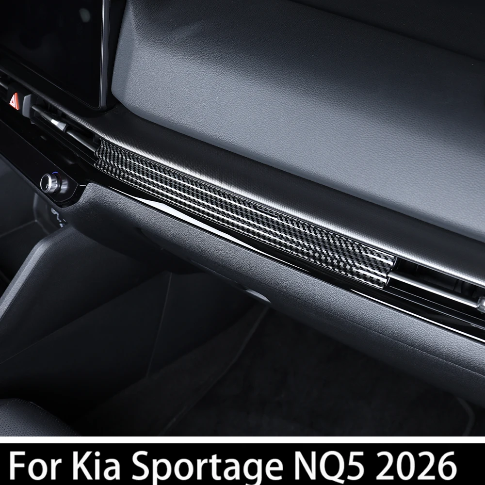 

Приборная панель автомобиля, одна накладка на выхлопную отверстие для Kia Sportage NQ5 2026, аксессуары для интерьера с левым рулем