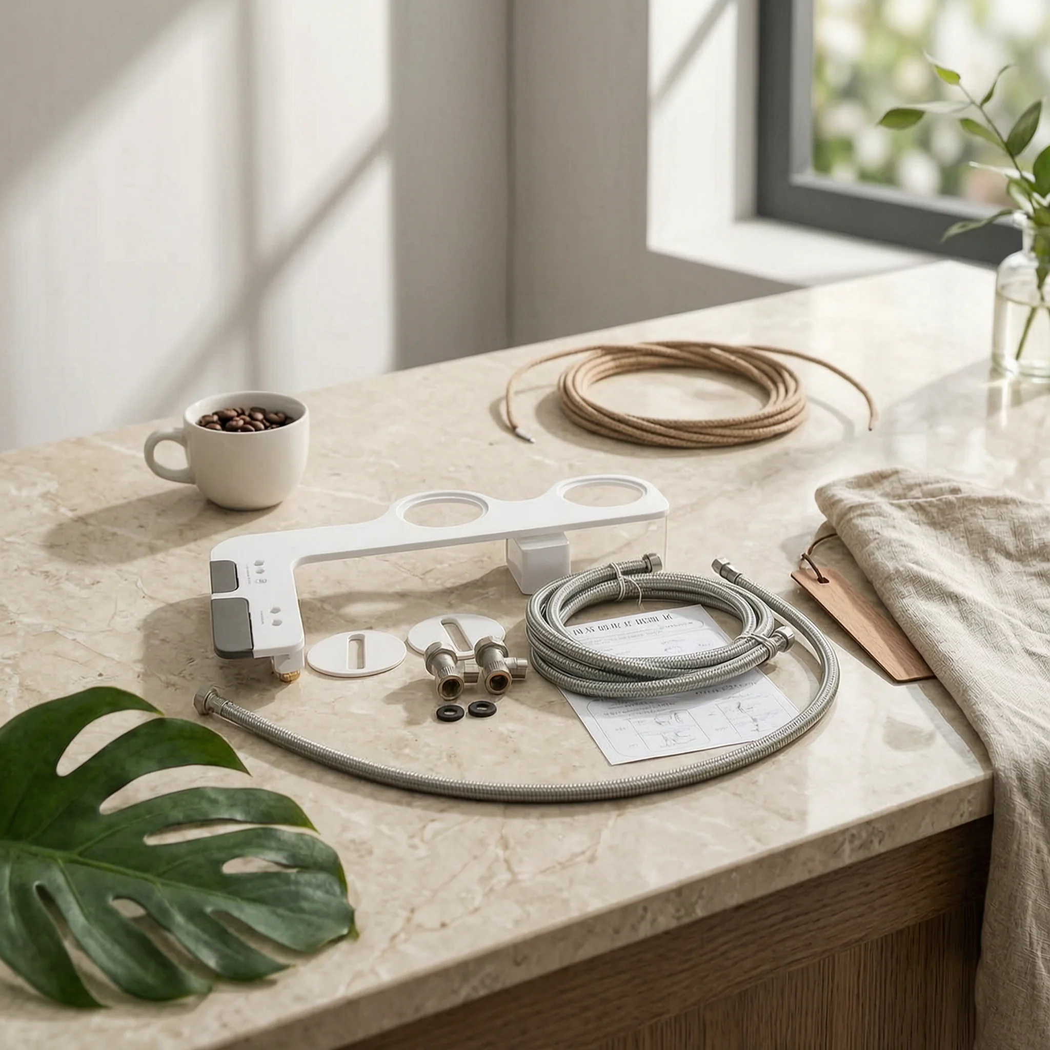 Home Toilet Bathroom Design - Bidet with Side Control Panel Low-profile