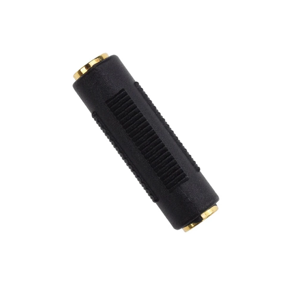 100pcs Mini 3.5mm Female to 3.5mm Female Jack Stereo Coupler Converter Adapter F/F Connector