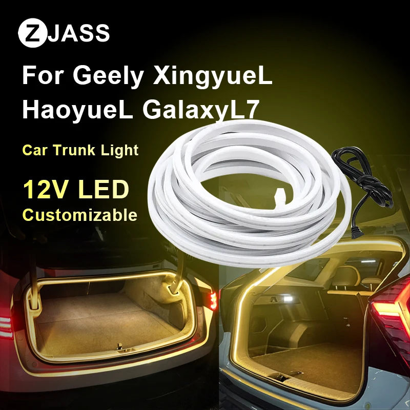

Flexible LED Strip Car Trunk Light For Geely XingyueL HaoyueL GalaxyL7 Modified Ambient Lighting Customizable Atmosphere Light ﻿