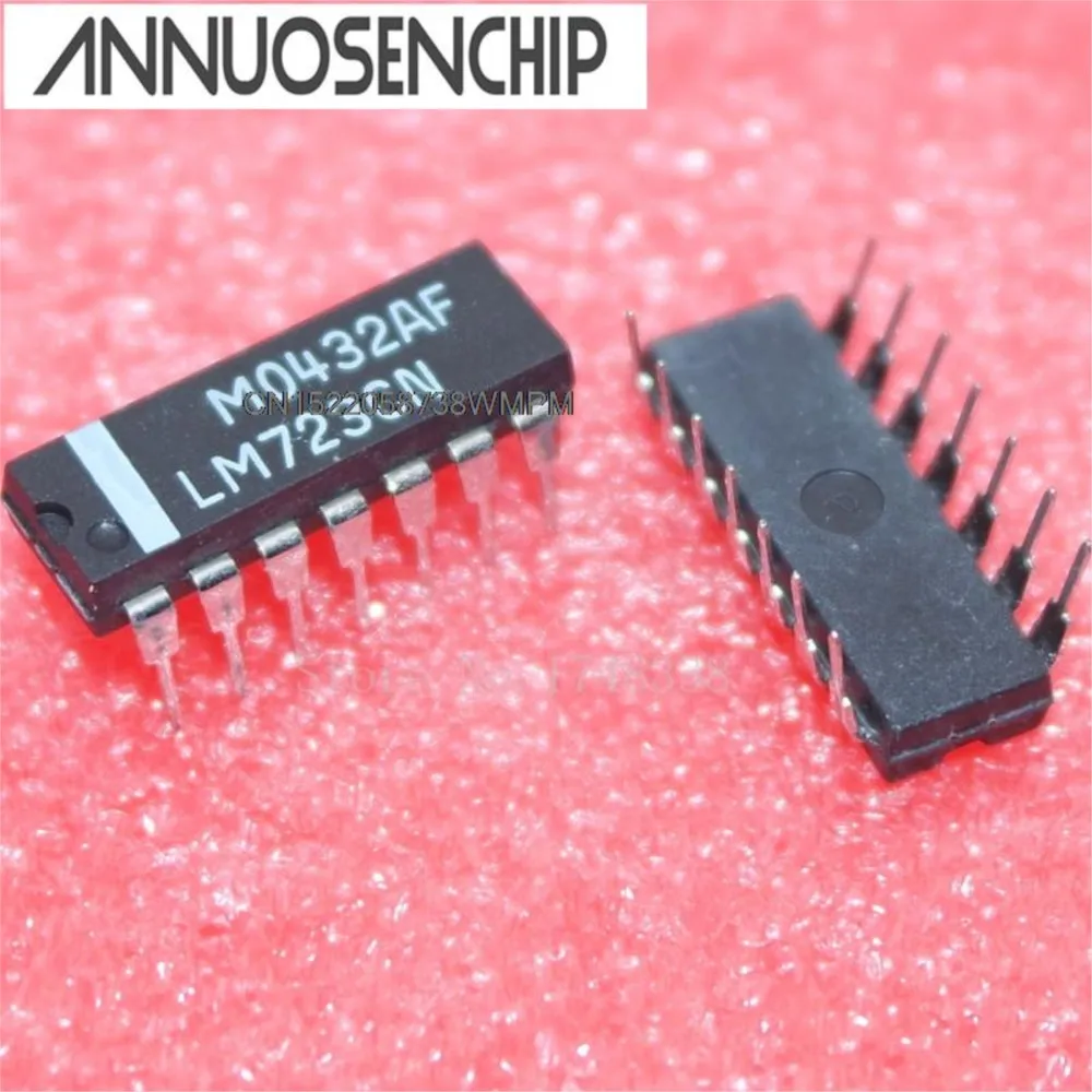 100PCS New and Original  LM723 DIP-14 Adj 2-37V NEW GOOD QUALITY LM723CN