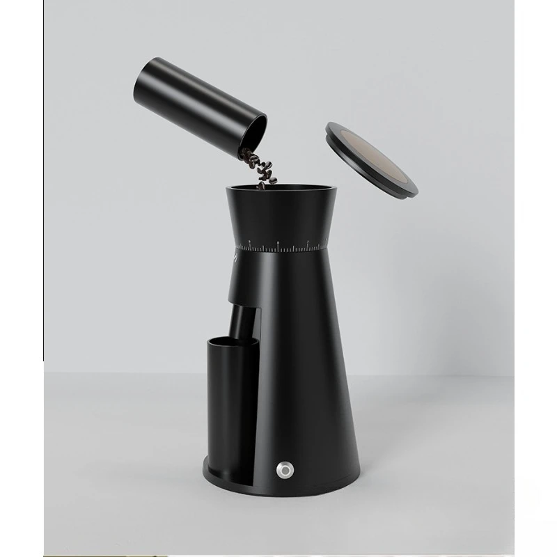 High-end electric coffee grinder 48mm cone knife space aluminum body professional cafe home electric bean grinder