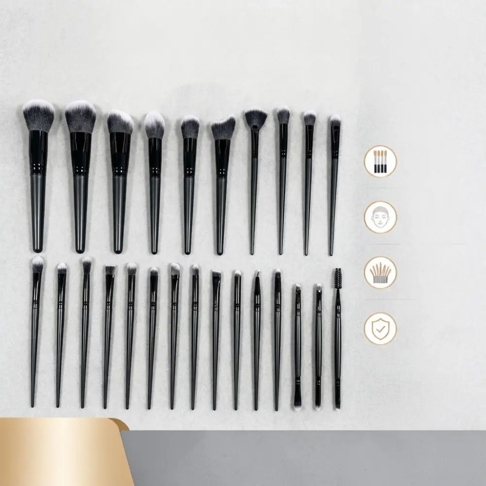 Premium Makeup Brush Set Synthetic Fiber Foundation Powder Blush Eye Shadow Concealer Highlighter Beauty Cosmetic Tools