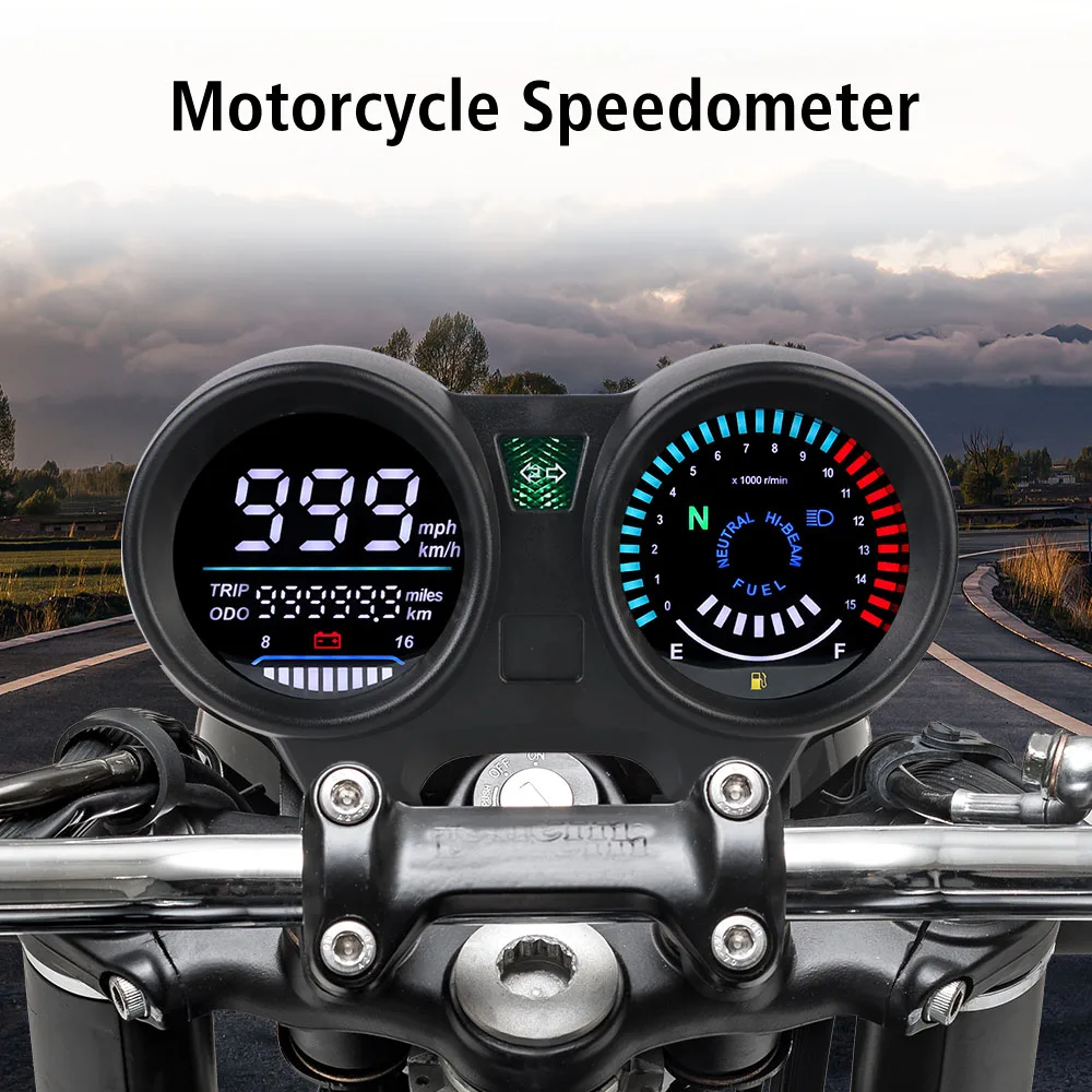

Motorcycle Digital Speedometer For TITAN150 For Honda CG150 Fan150 LED Instrument Multifunction instrument