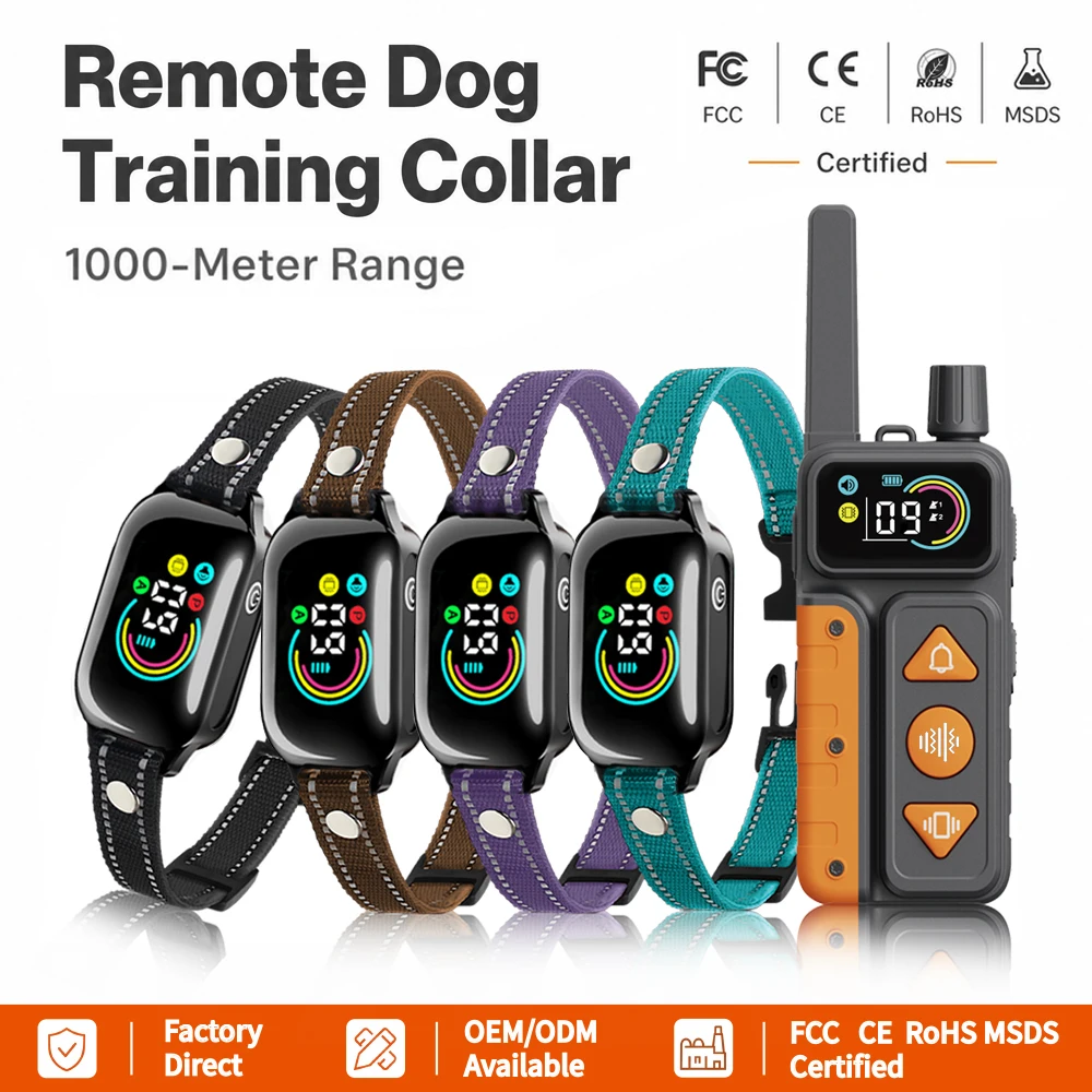 PaiPaitek Shock Free Pet Dog Training Collar Smart Bark Recognition Chip Higher Accuracy Less False Trigger Safe Fully Certified