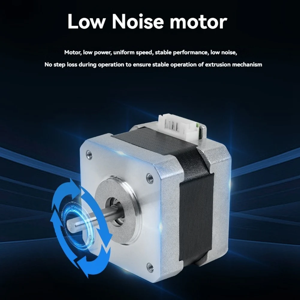 

PBD-n42 Stepper Motor 34MM Body XYZ-Axis Stepper Motor with DuPont Cable for CR-10/Ender-3/5 3D Printer Engraving Machine