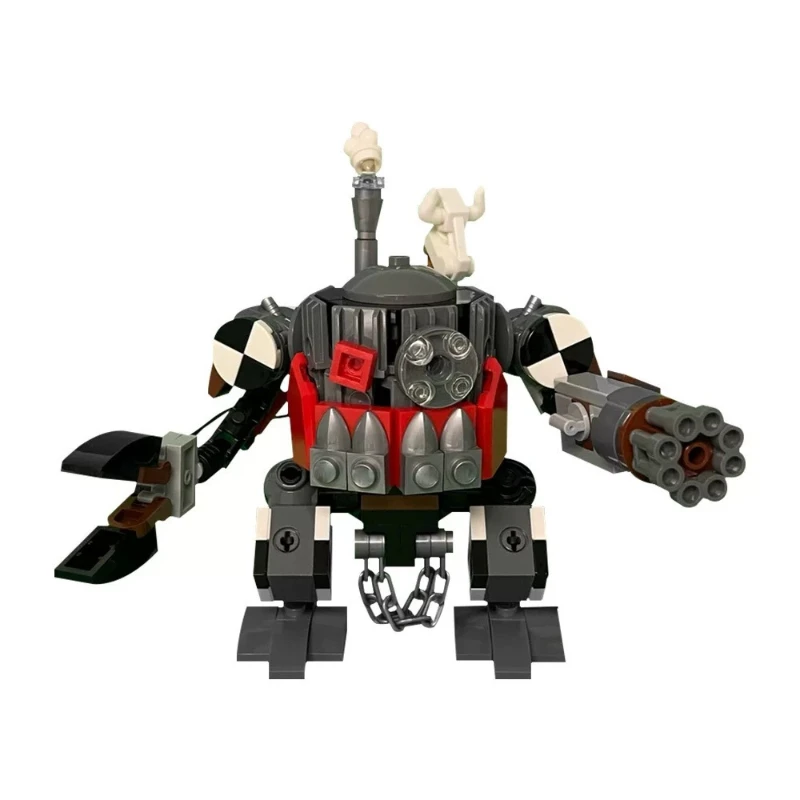 Tank Battle Robot MOC Hammer Warrior Intrepid Mech Model DIY Kid Building Blocks Adult Assembly Toy Boy Birthday Collection Gift