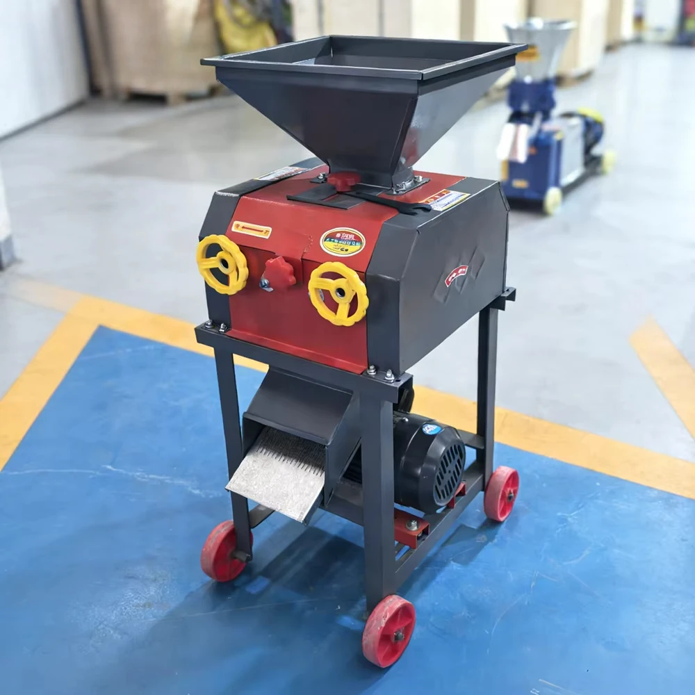 1500 Kg/h Grain Cracking Machine for Corn Soybean and Peas Feed Processing Small Farm Feed Equipment