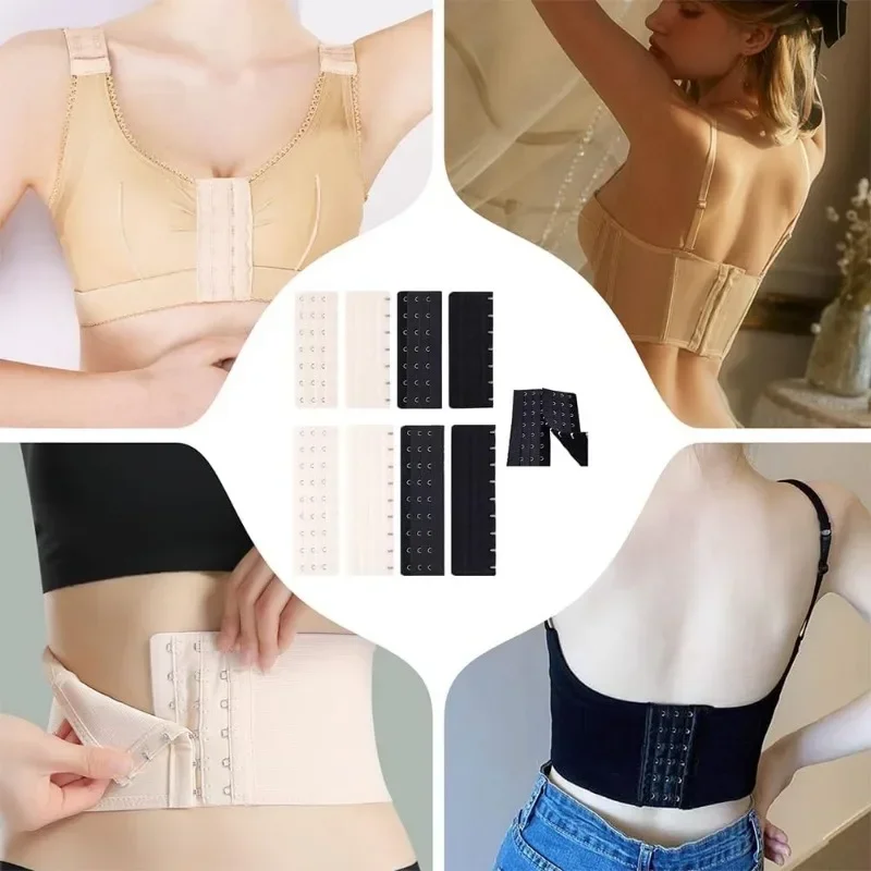 8 Style Corset Bra Extender Hook 3 Rows 7/9 Hooks Black & Navajo Faja Extender White Women's Longline Corset Bra Extender