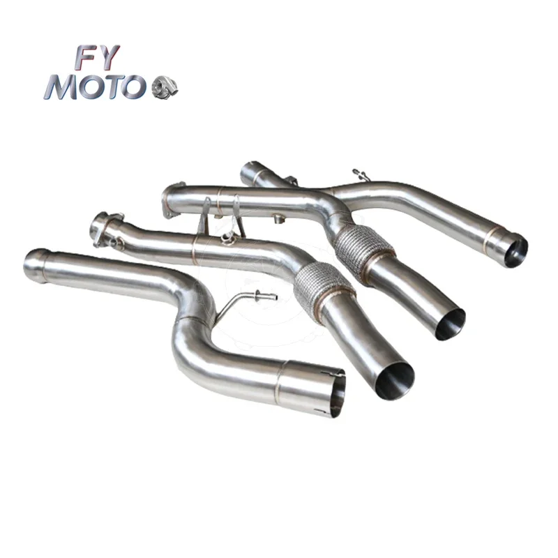 Exhaust Downpipe For Mercedes Benz AMG S63 S600 S500 S400 W222 5.5T M157 2014+ Coupe C217