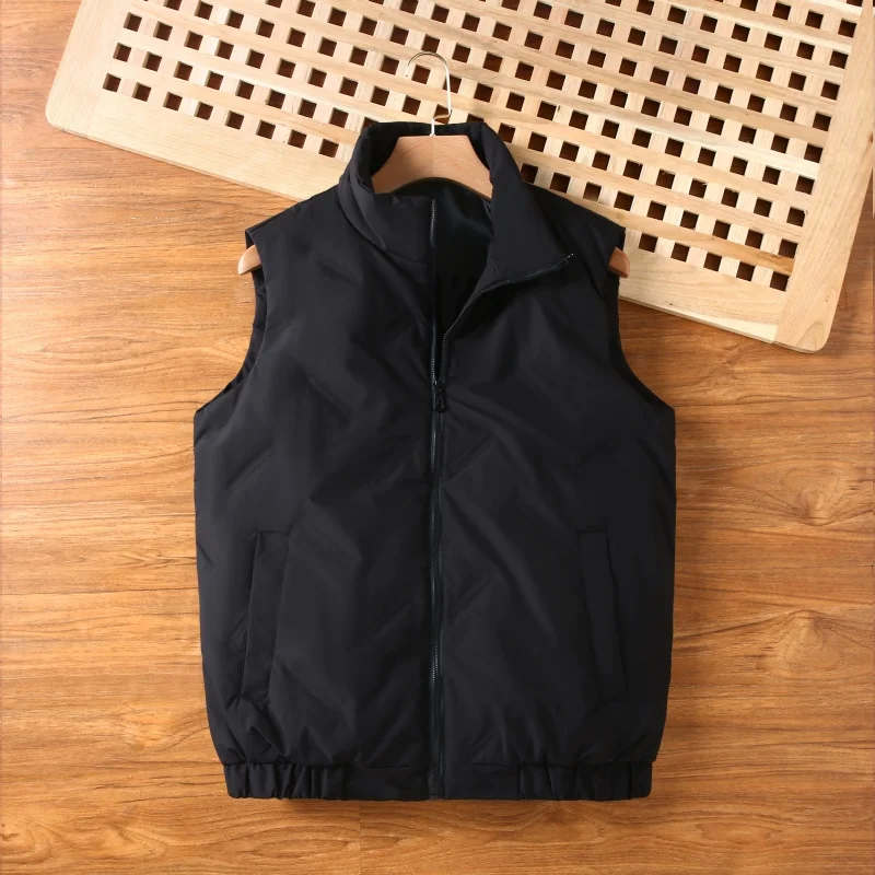 سترة رجالية شتوية للتنقل في الهواء الطلق رياضية عازلة سميكة مقاومة للرياح وقابلة للتنفس سترة عازلة سميكة عصرية