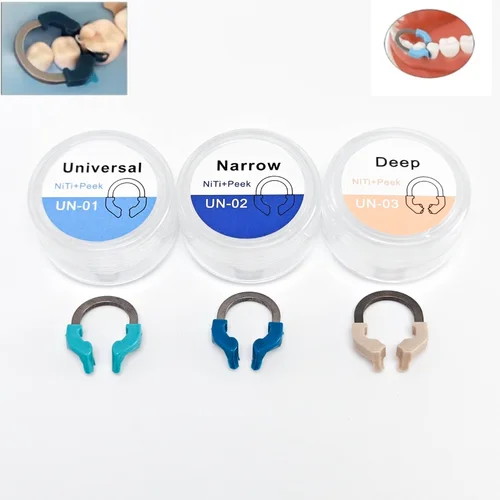 Clip de bandas de matriz Dental, abrazadera de matriz NITI, abrazadera de anillo, matrices contorneadas seccionales, anillo de sujeción de níquel y titanio, herramientas de dentista