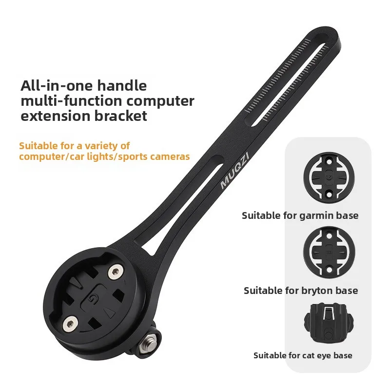 

Mountain Bicycle Code table Integrated Aluminum Alloy Extension Bracke Bike Headlight Mount Apply To Garmin Bryton Gopro